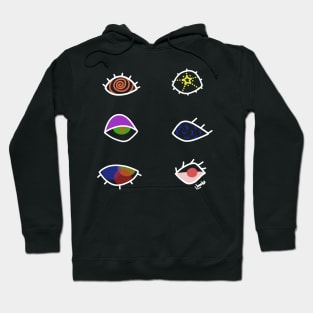 neon eyes Hoodie